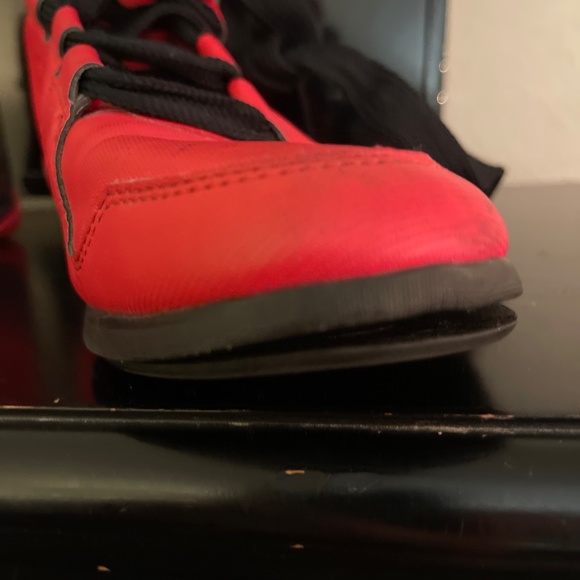 PUMA SCUDERIA FERRARI RED LEATHER  HIGH TOP  SZ 8.5 US/ EUR 41 No Box EASTER 🐣 - Picture 5 of 7
